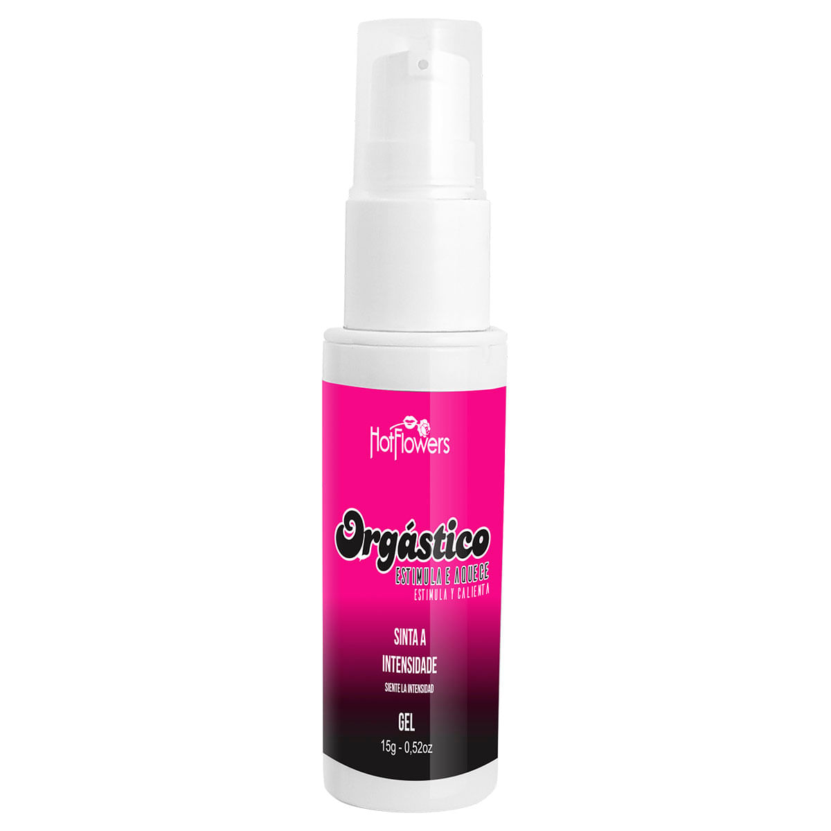 Gel Excitante Orgástico Lubrificante Feminino Hot Flowers
