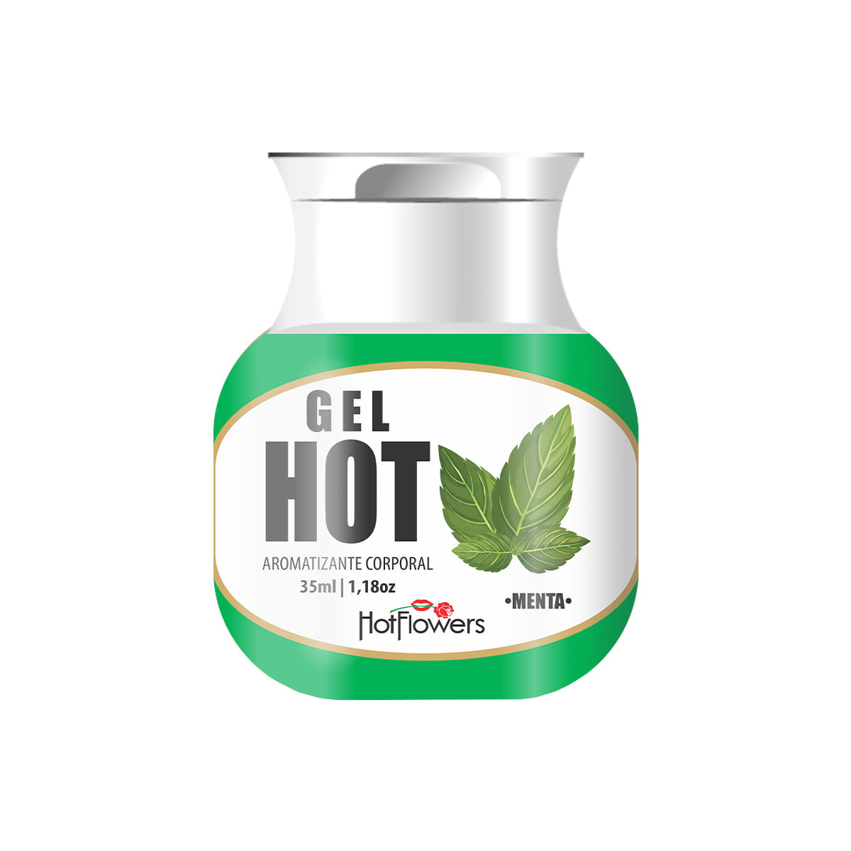 Gel Hot Aromatizante Menta 35ml Hot Flowers