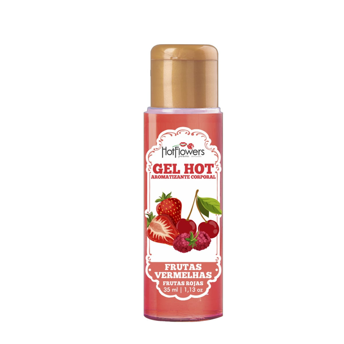 Gel Hot Aromatizante Frutas Vermelhas 35ml Hot Flowers