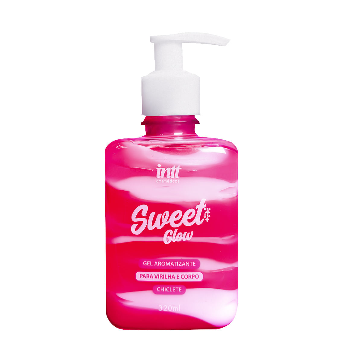 Sweet Glow Chiclete Gel Hidratante Beijável para Virilha e Bumbum 320ml Intt Sweet Glow Chiclete Gel Hidratante Beijável para Virilha e Bumbum 320ml Intt