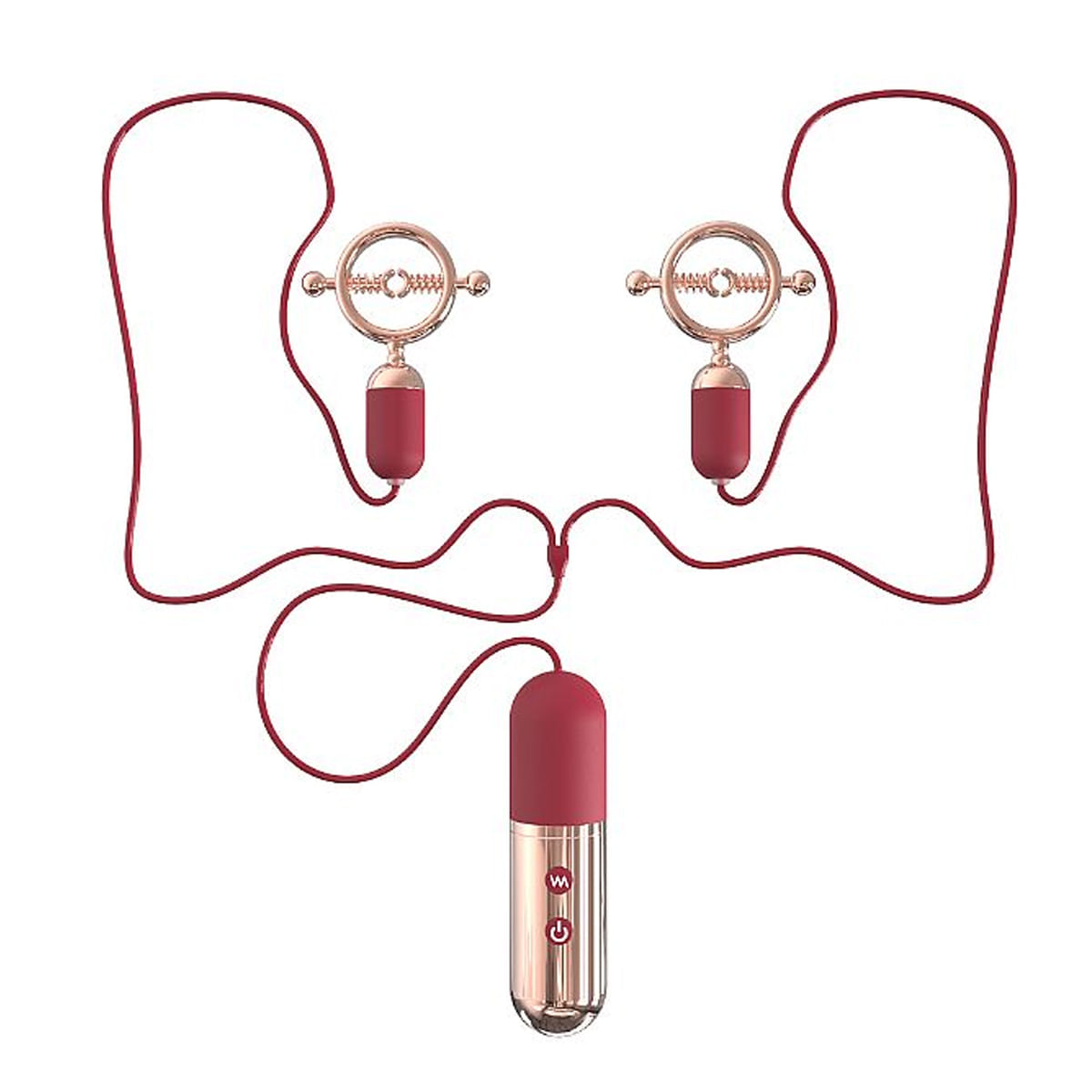 Grampo de Mamilo com Vibrador Forbidden Lock Sexy Import