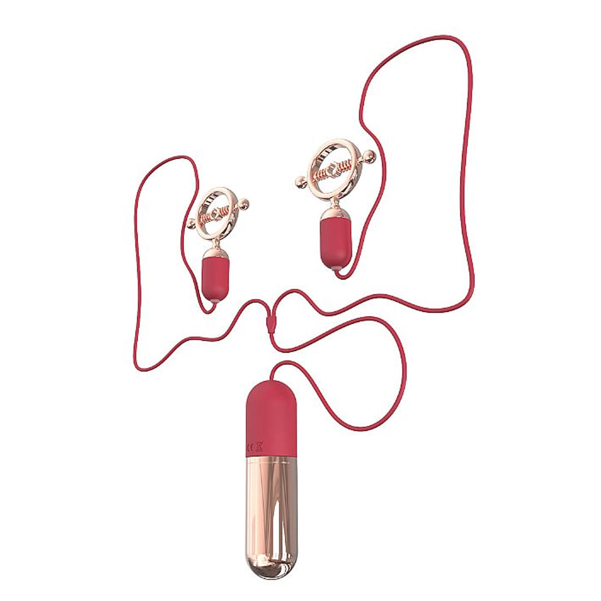 Grampo de Mamilo com Vibrador Forbidden Lock Sexy Import