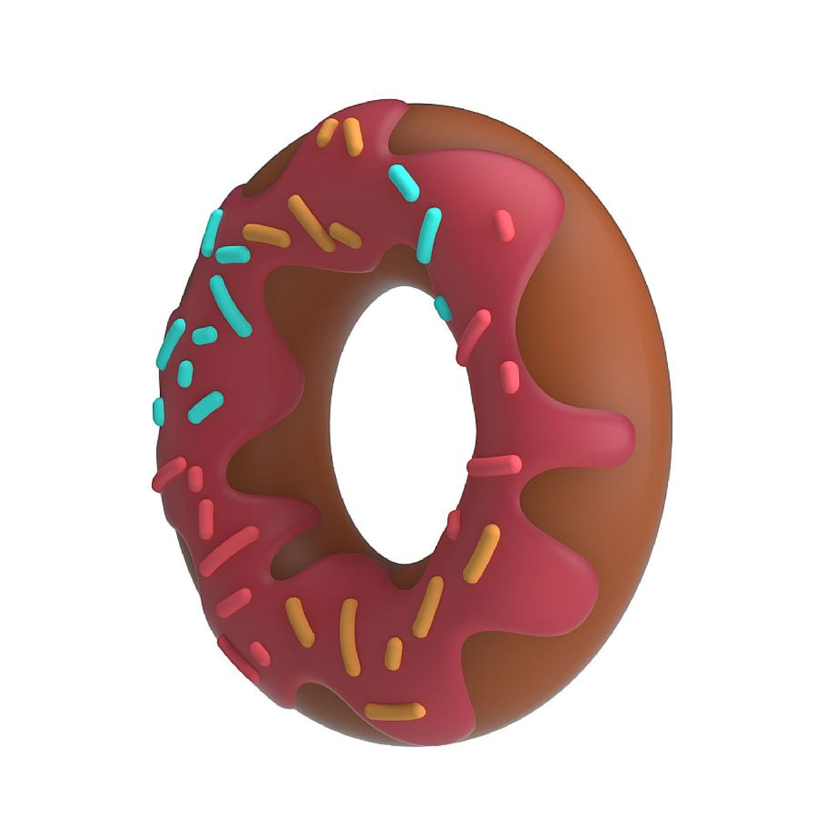 Super Donut Anel Peniano Retardador em Formato de Rosquinha Sexy Import