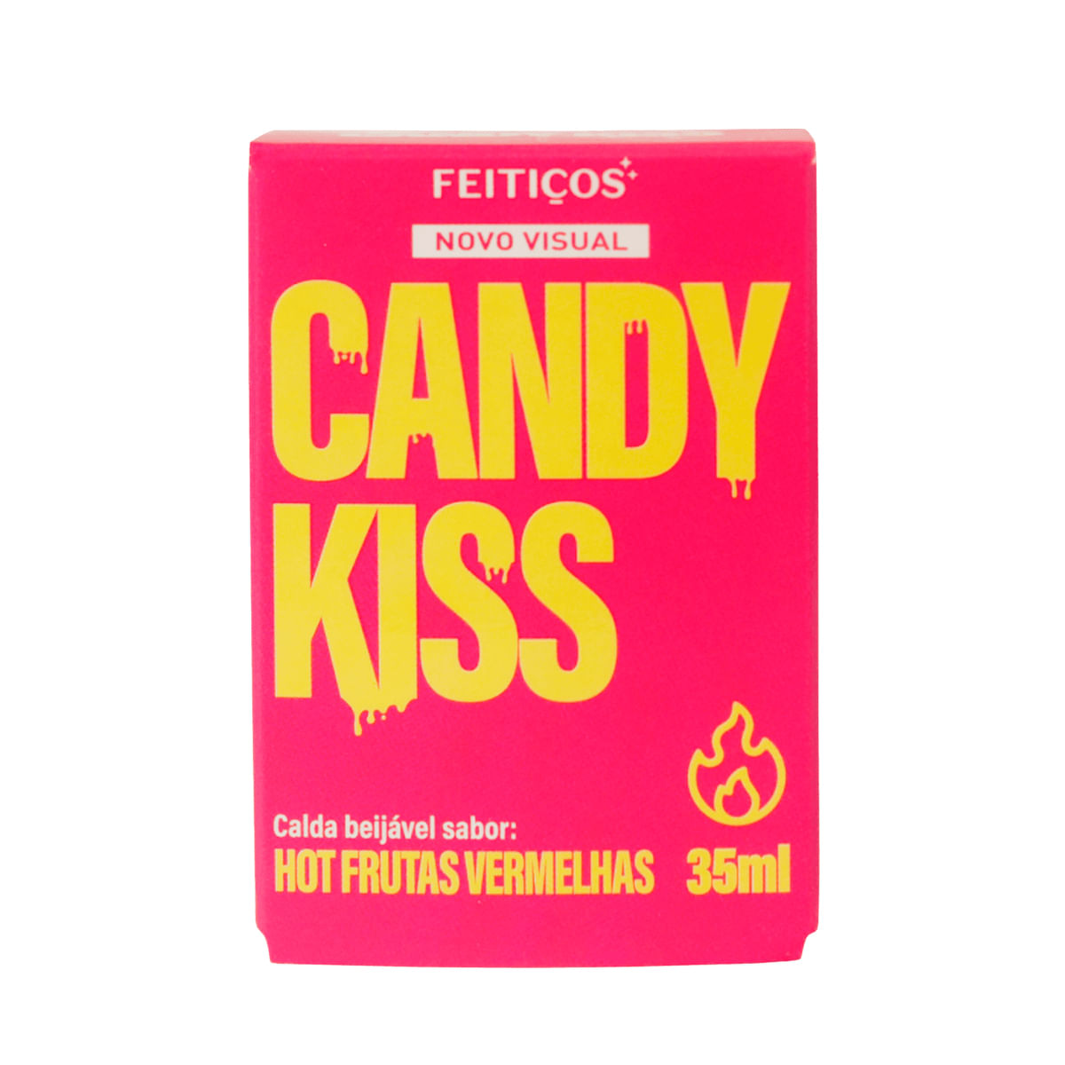 Candy Kiss Hot Calda Beijável com Efeito Quente 35ml Feitiços Aromáticos