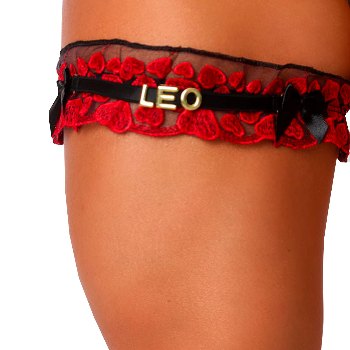 Persex Faísca Personalizável com Corações Rendados Tallyta