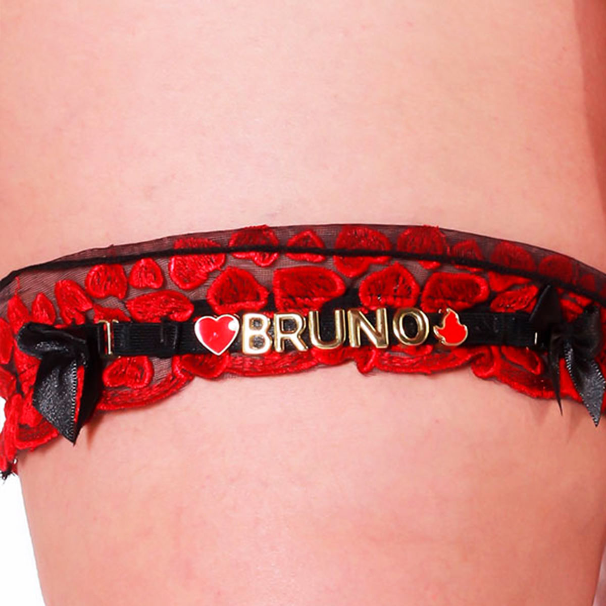 Persex Faísca Plus Size com Corações Bordados Tallyta Moda Apimentada