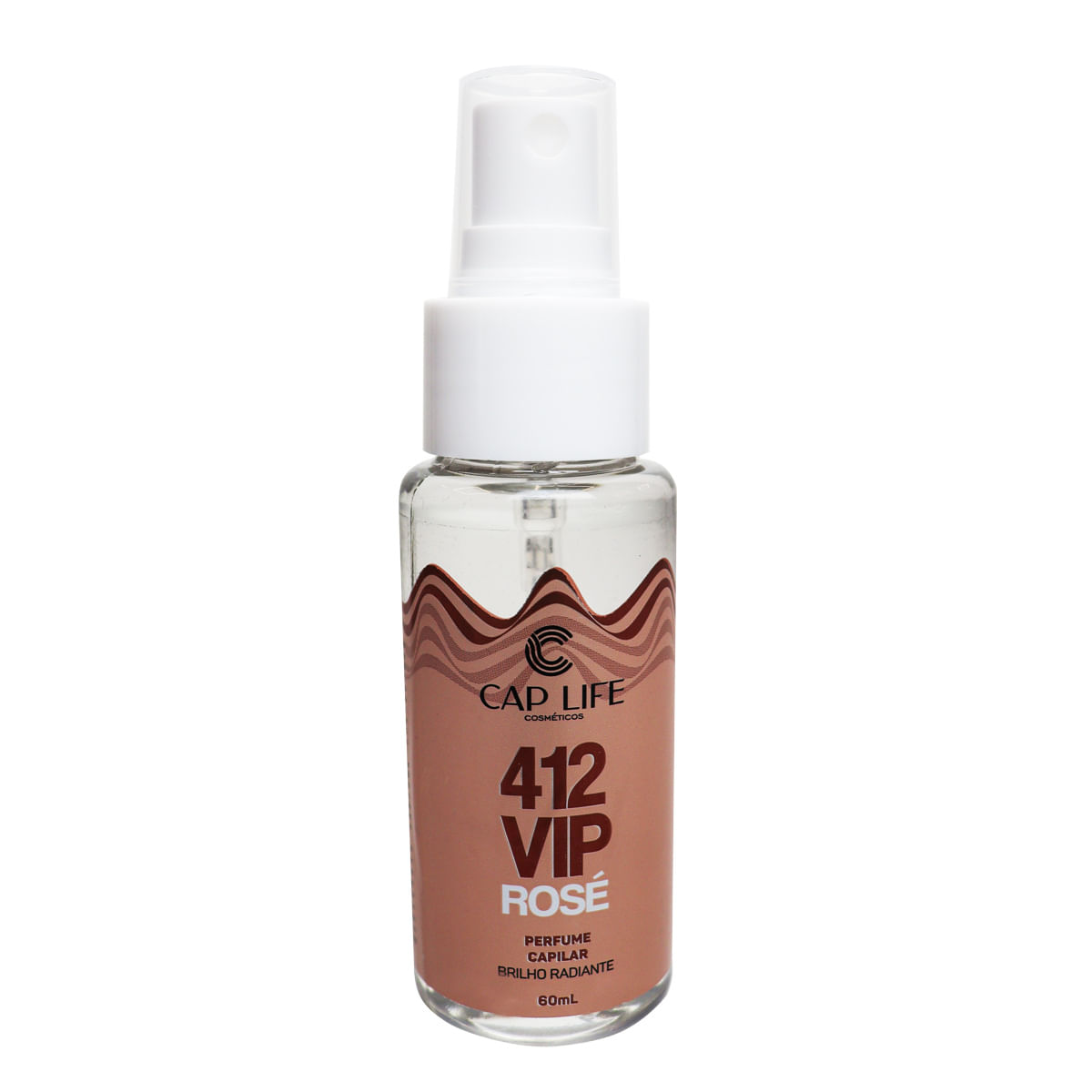 Perfume Capilar 412 VIP Rose 60ml Cap Life Cosméticos