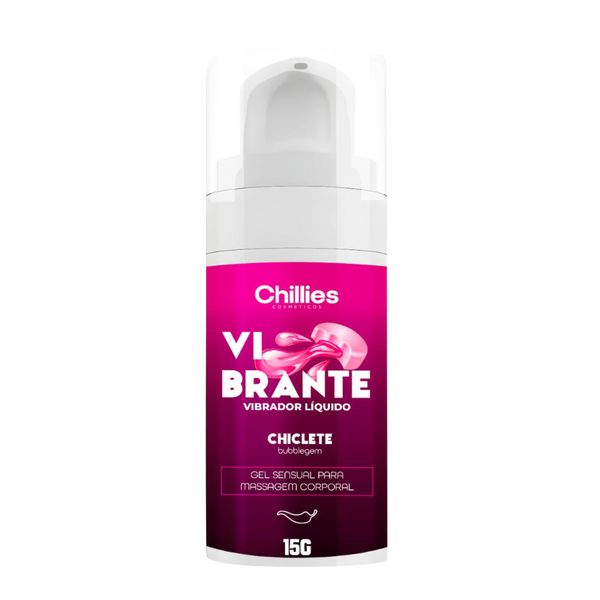 Vibrante Vibrador Líquido Sensual para Massagem Corporal 15g Chillies