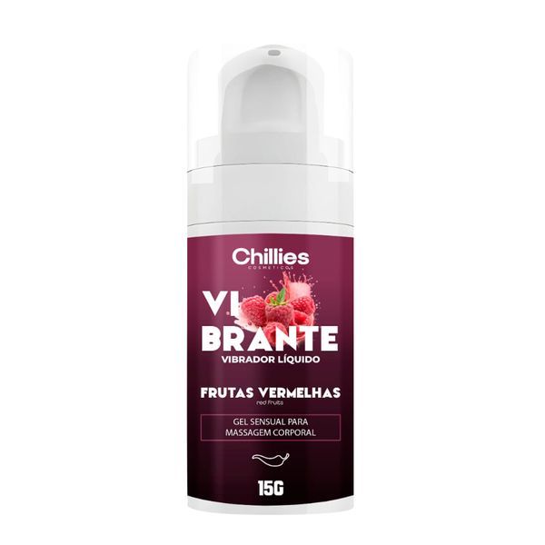Vibrante Vibrador Líquido Sensual para Massagem Corporal 15g Chillies