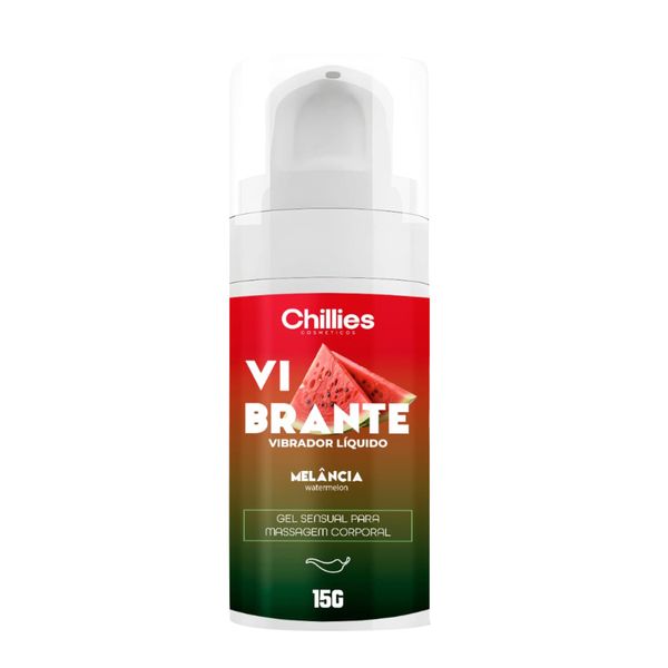 Vibrante Vibrador Líquido Sensual para Massagem Corporal 15g Chillies