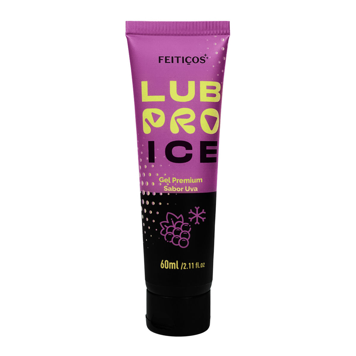LubPro Ice Premium Lubrificante Íntimo com Sabor 60ml Feitiços Aromáticos