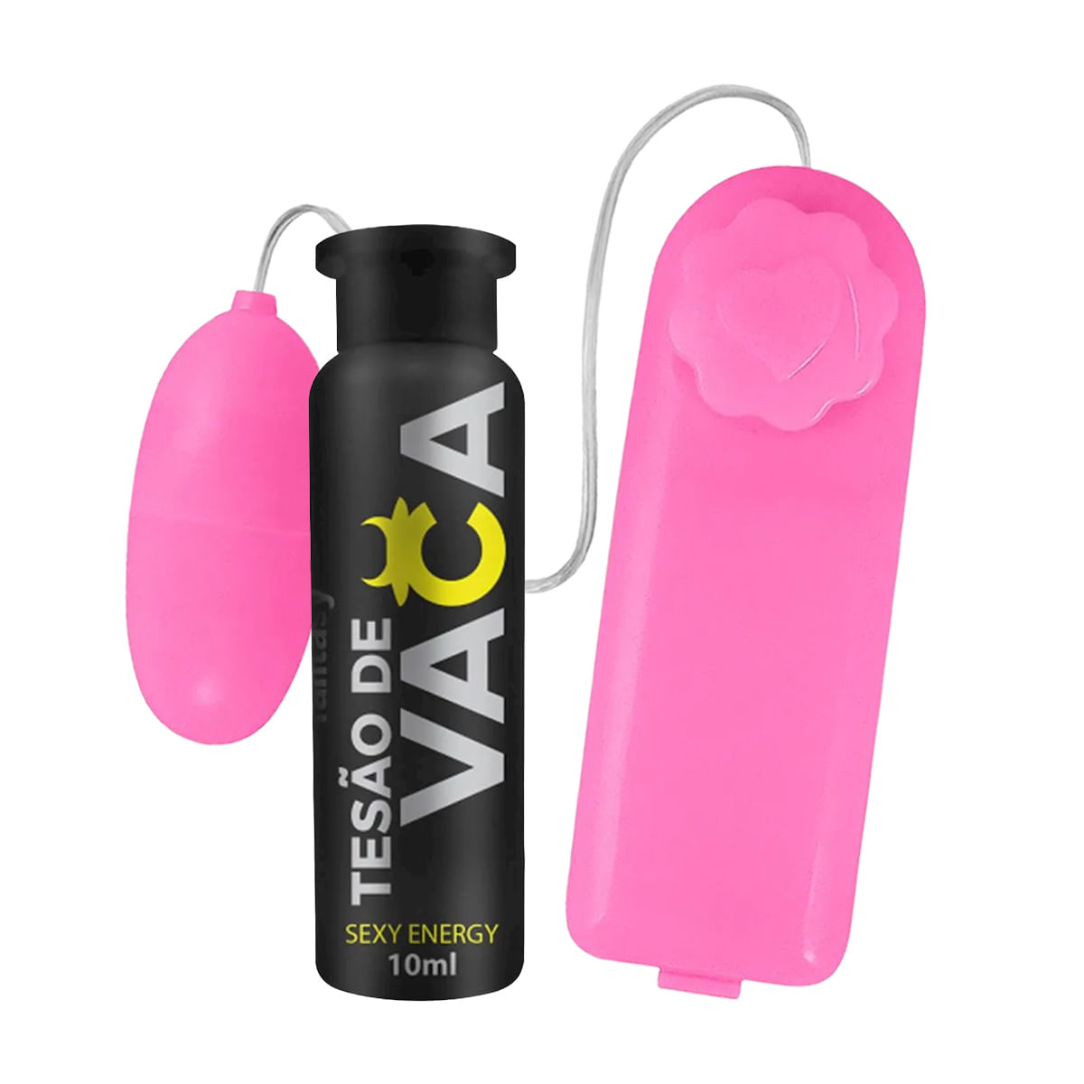 Duplinha com Vibro Ó Bullet Cápsula Vibratória e Tesão de Vaca Afrodisíaco Natural