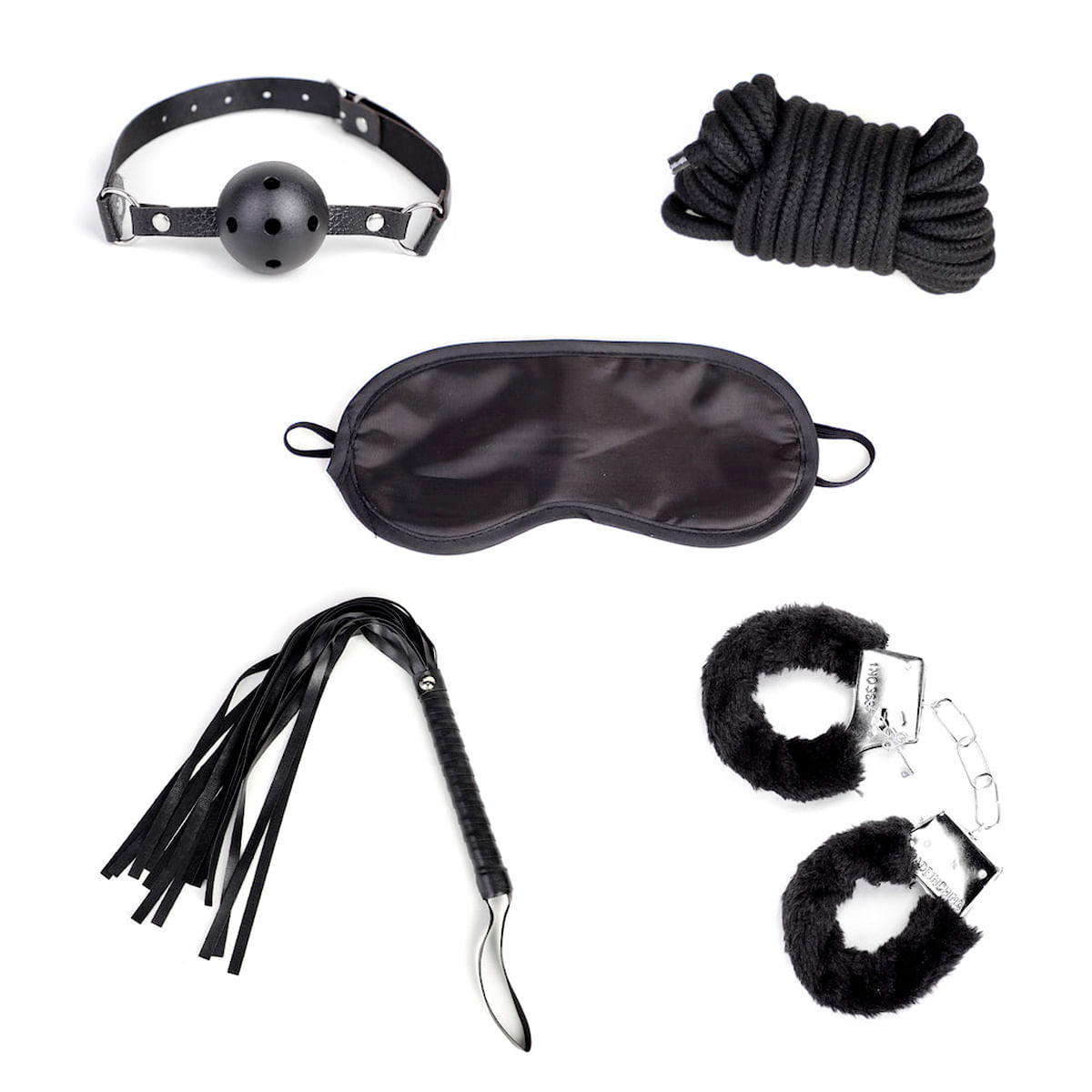 Kit Sado Bandage com 5 Produtos Eróticos Vip Mix