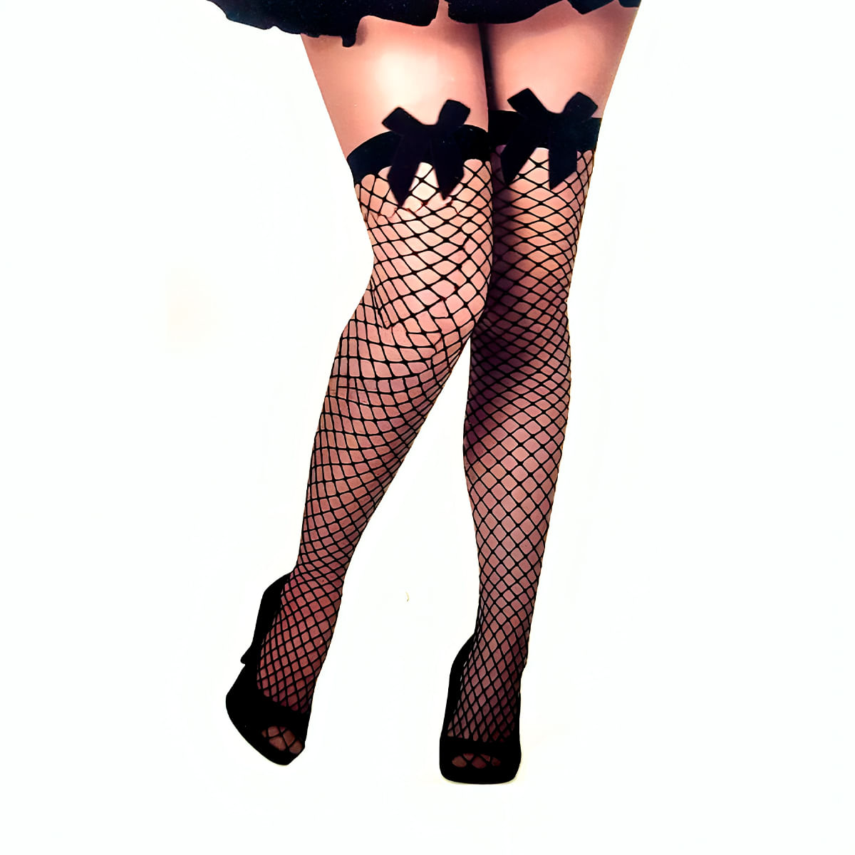 Meia Calça Stocking com Lacinhos PTD Festas Meia Calça Stocking com Lacinhos PTD Festas