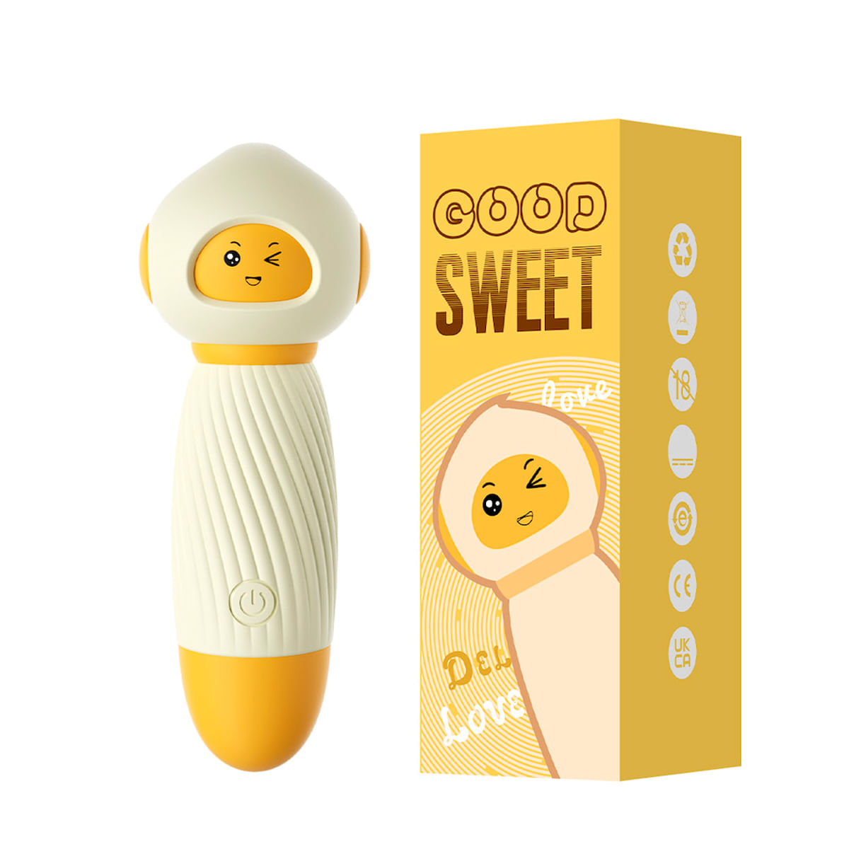 Mini Vibrador Recarregável Good Sweet com 10 Modos de Vibração Vip Mix
