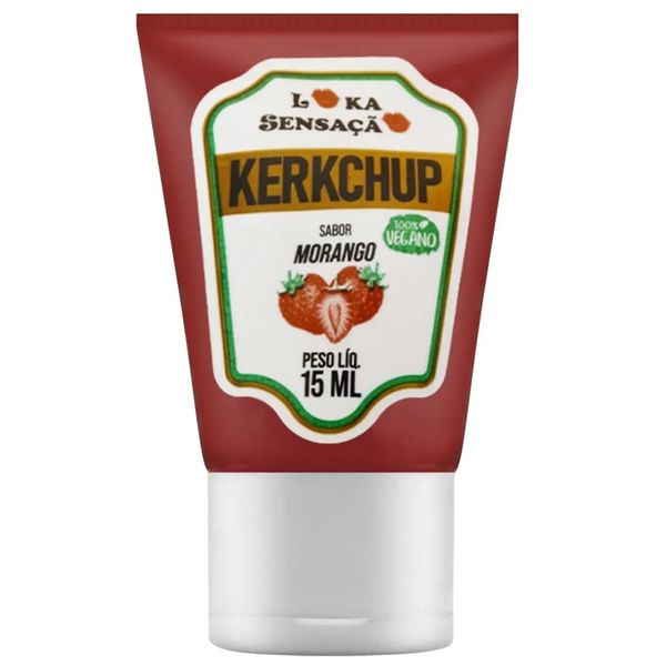 Kerkchup Bala Gel Sabor Morango 15ml Loka Sensação