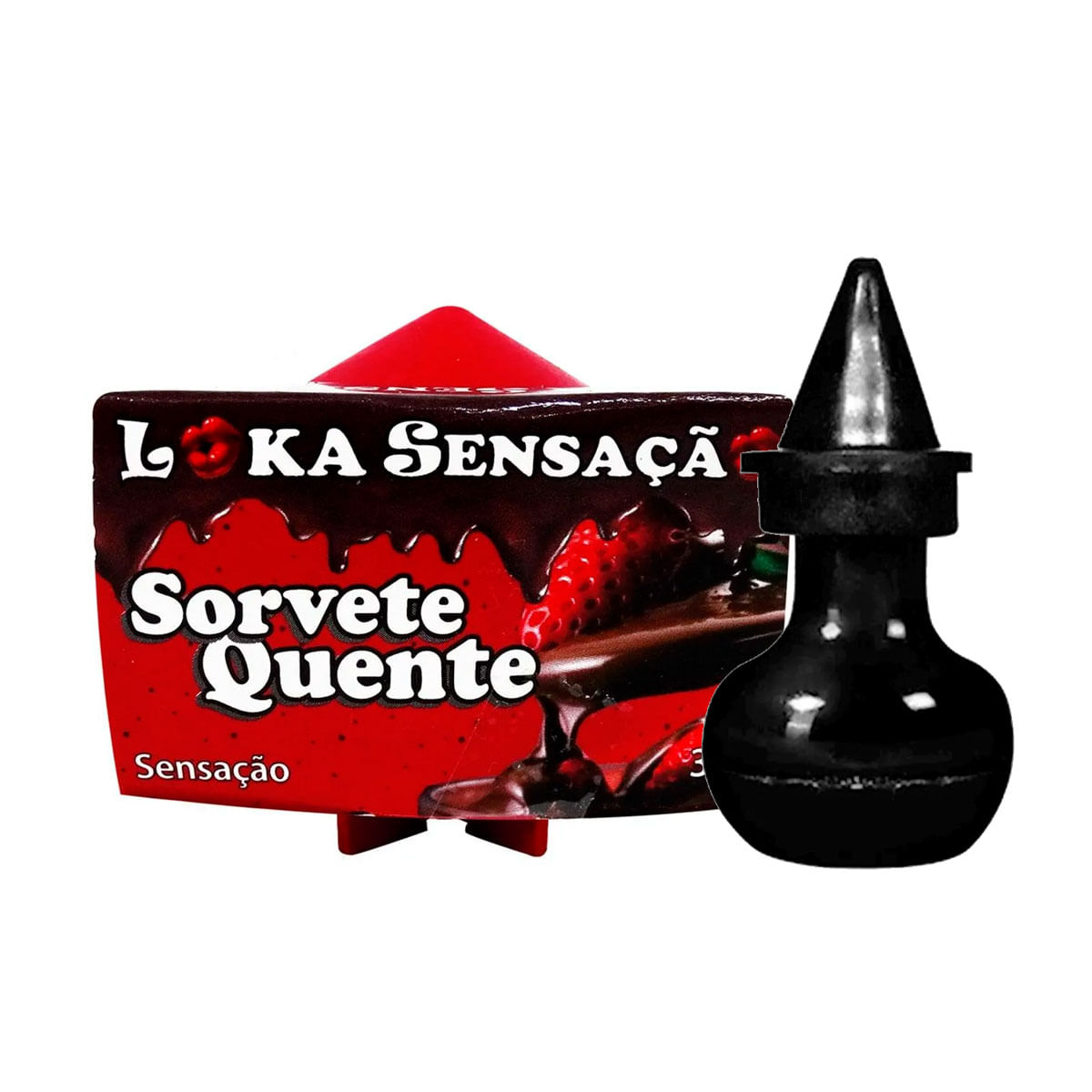 Duplinha com Pó Mágico da Bruxinha e Sorvete Quente Sabor Sensação