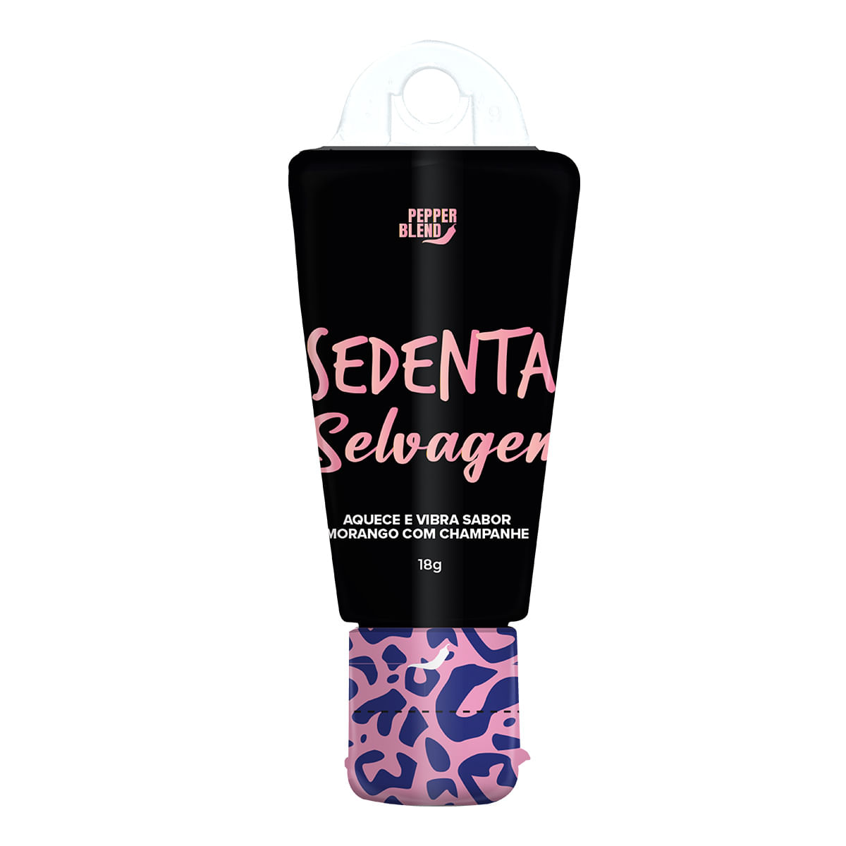 Sedenta Selvagem Vibrador Líquido Comestível 18g Pepper Blend