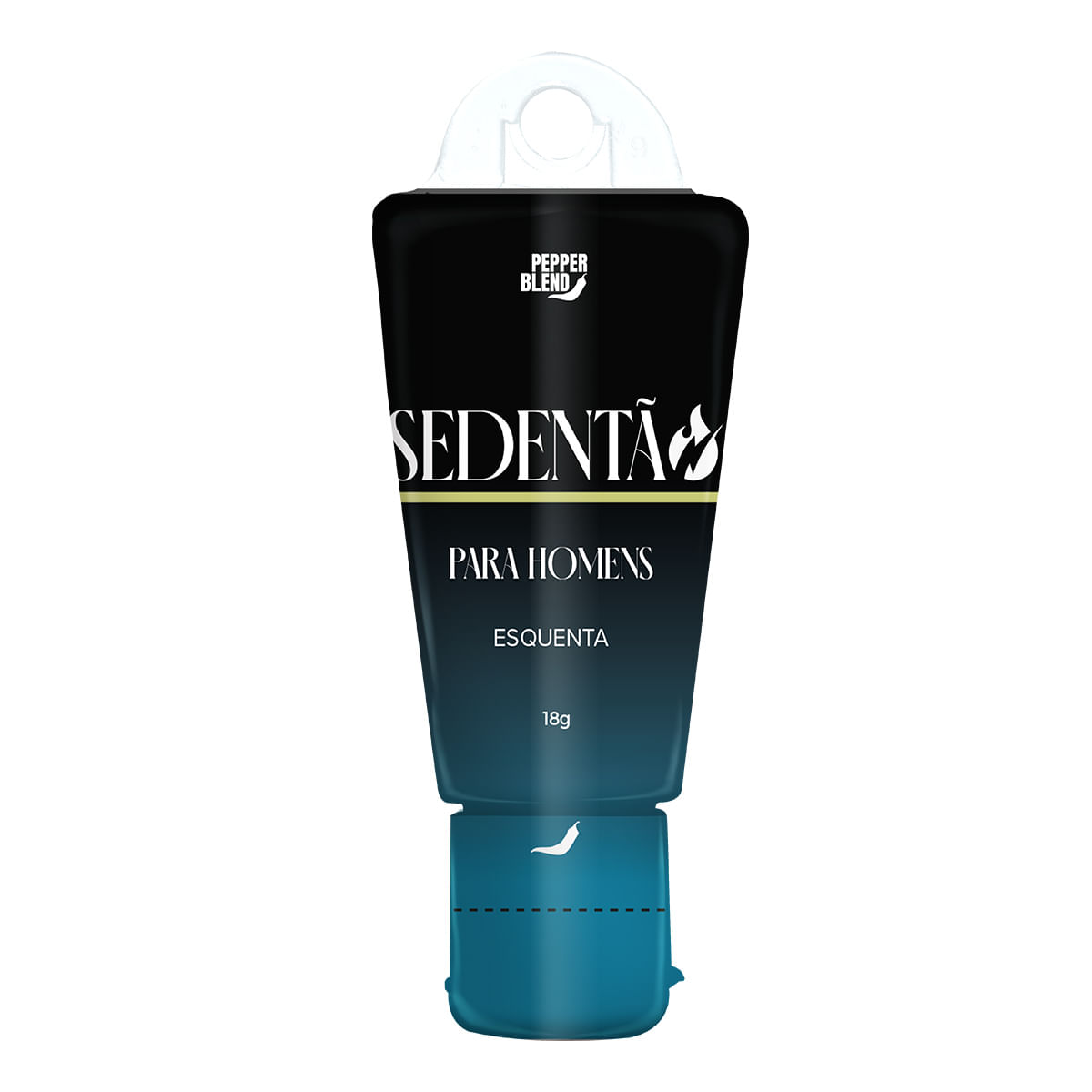 Sedentão Excitante Masculino Vasodilatador e Comestível 18g Pepper Blend