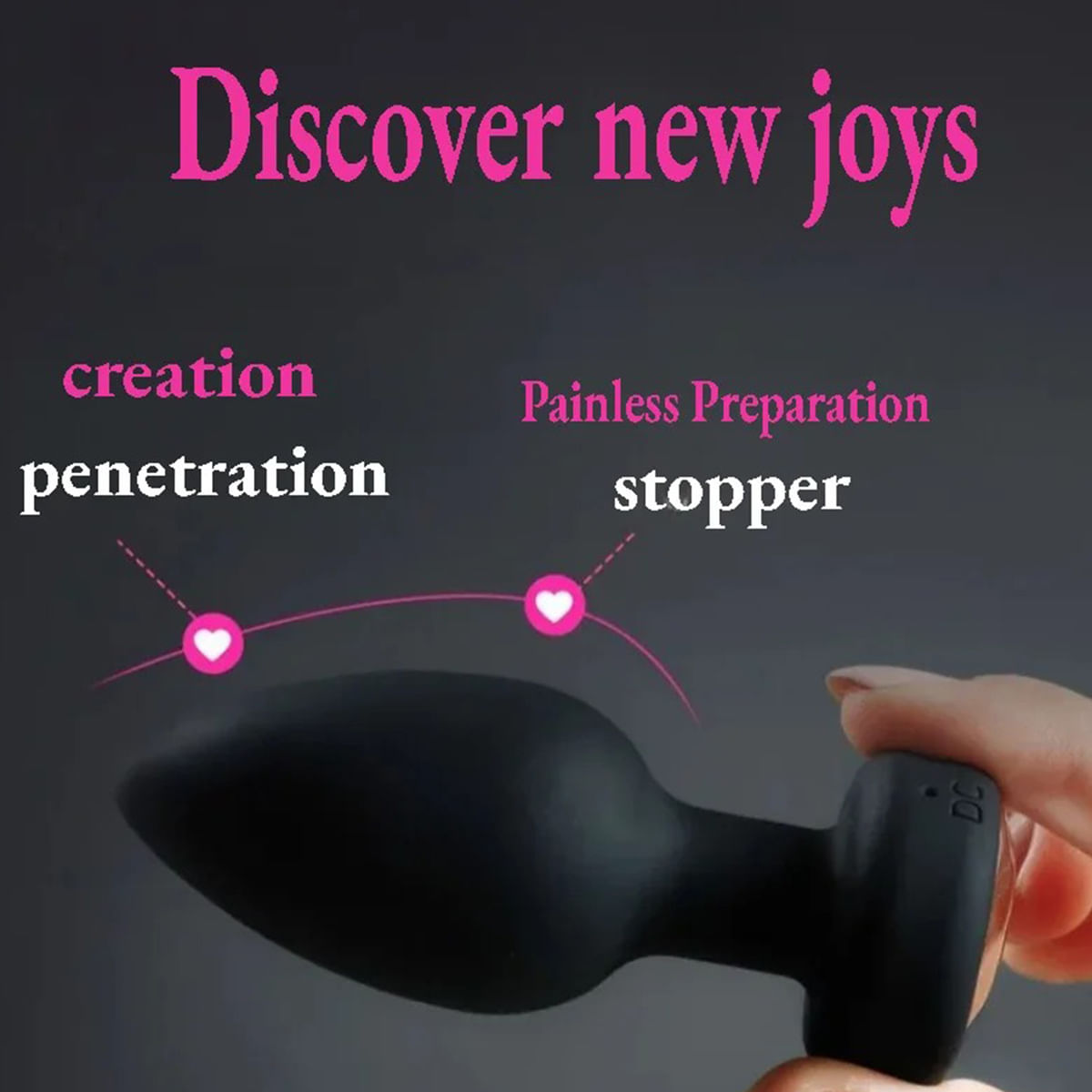 Plug Anal Vibratório de Silicone e Vidro com Controle Remoto Libb