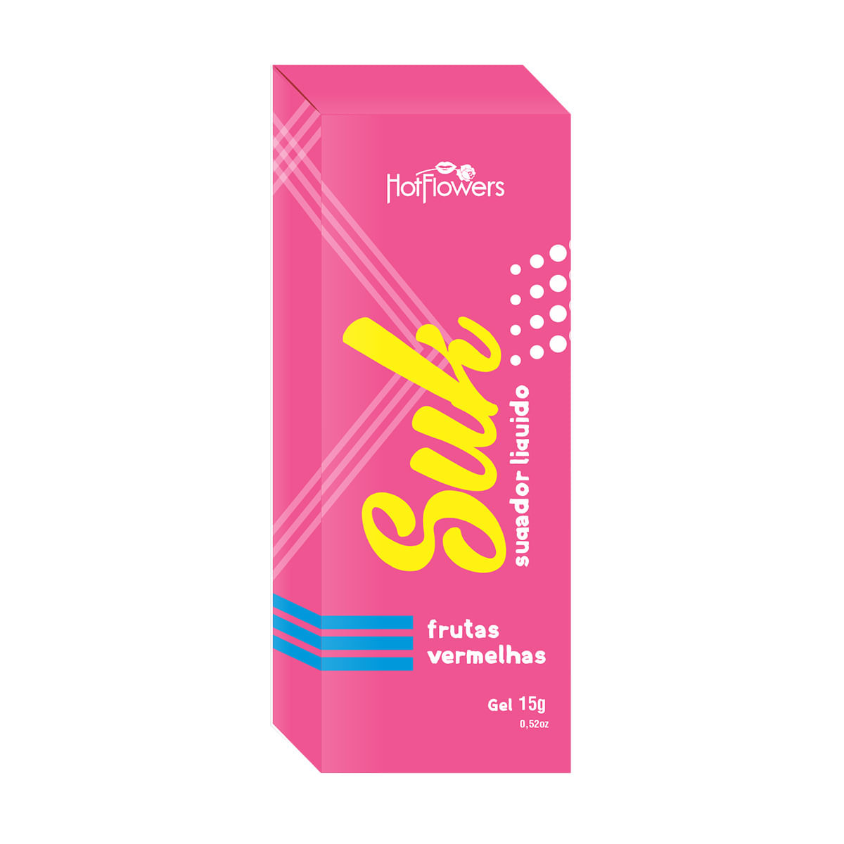 Suk Gel Sugador Líquido Beijável com Extrato de Jambu 15g Hot Flowers