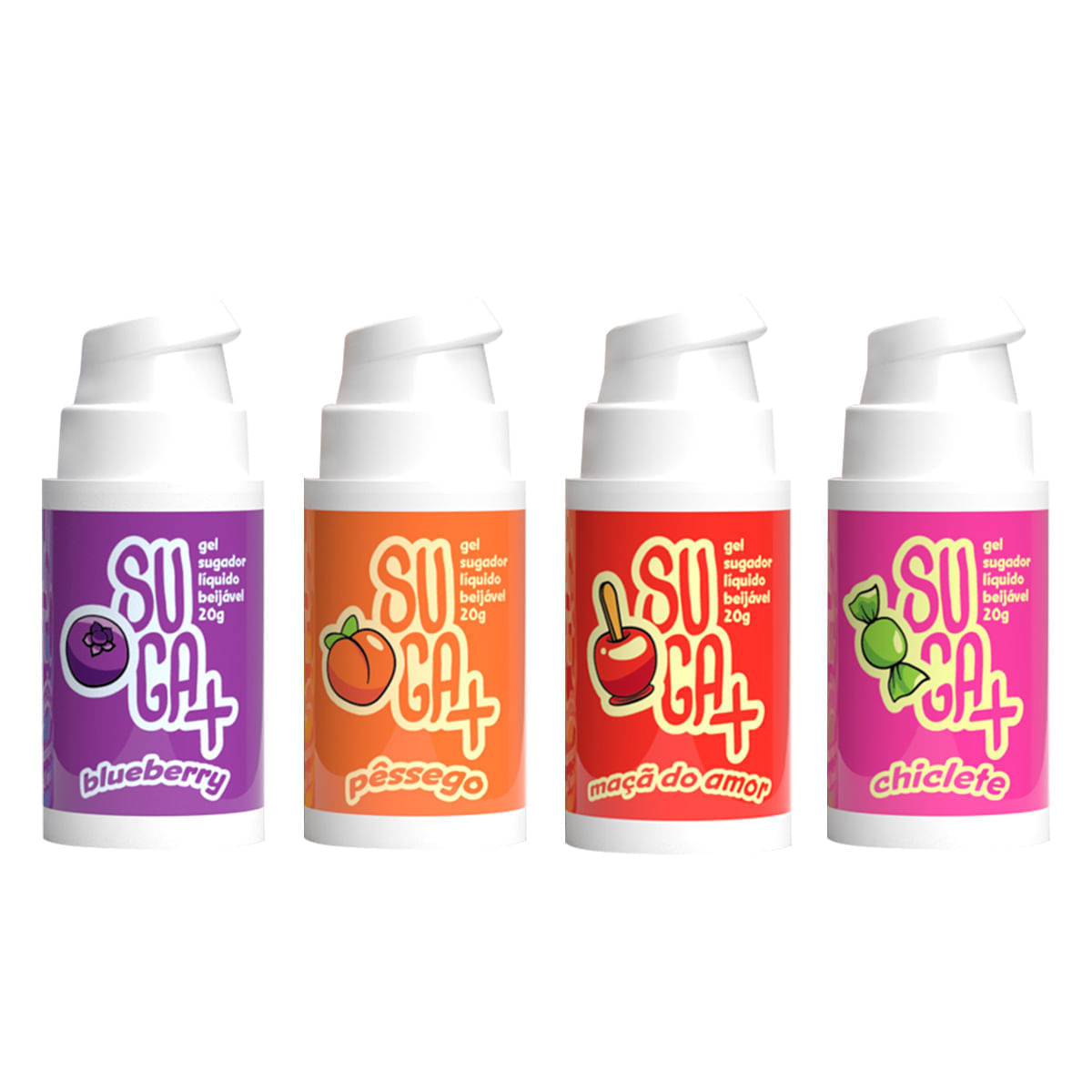 Suga+ Gel Sugador Líquido Beijável com Extrato de Jambu 20g Sexy Fantasy