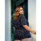 Pijama Estampado Plus Size Camiseta e Shorts Hot Love