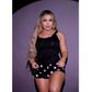 Pijama com Regata e Shortinho Estampado Hot Love