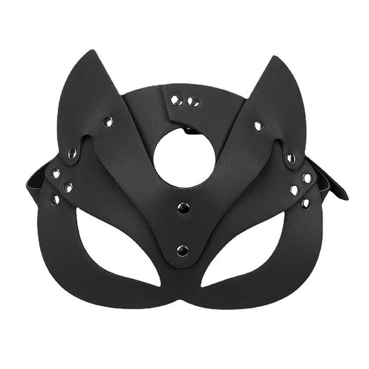 Máscara Gatuna em Couro Sexy Import Máscara Gatuna em Couro Sexy Import