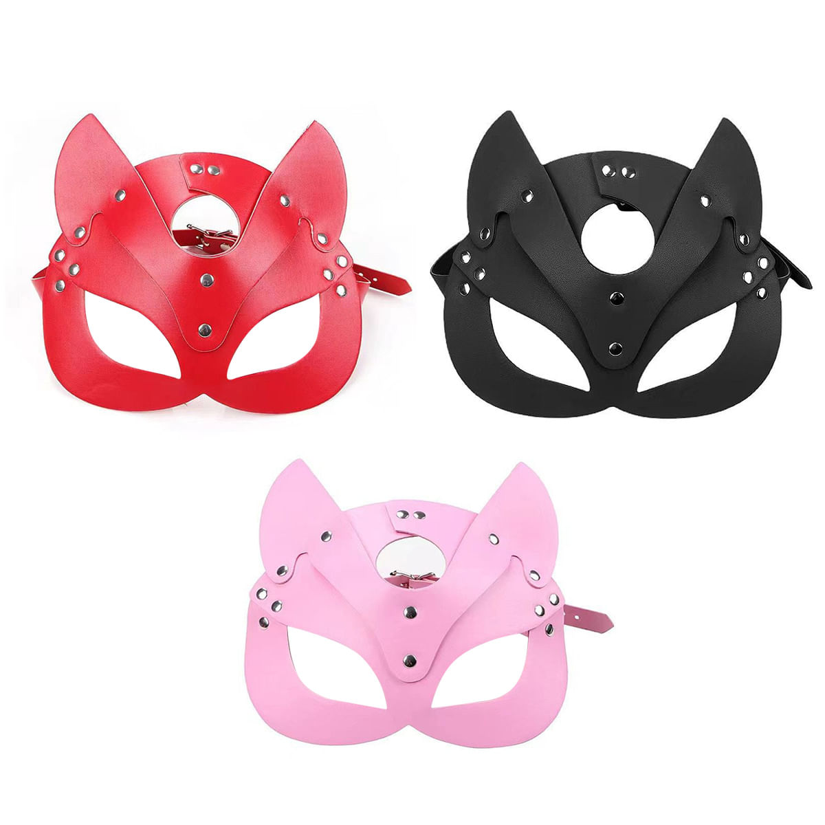 Máscara Gatuna em Couro Sexy Import