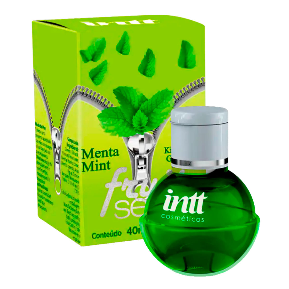Fruit Sexy Gel Beijável Sabor Menta 40ml Intt