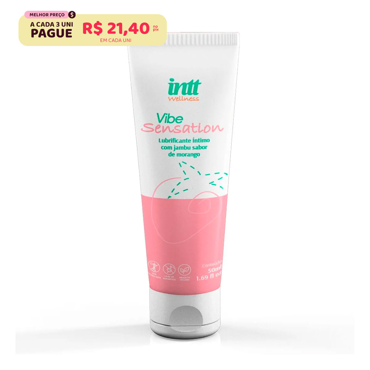Vibe Sensation Lubrificante Íntimo com Jambu Intt Wellness