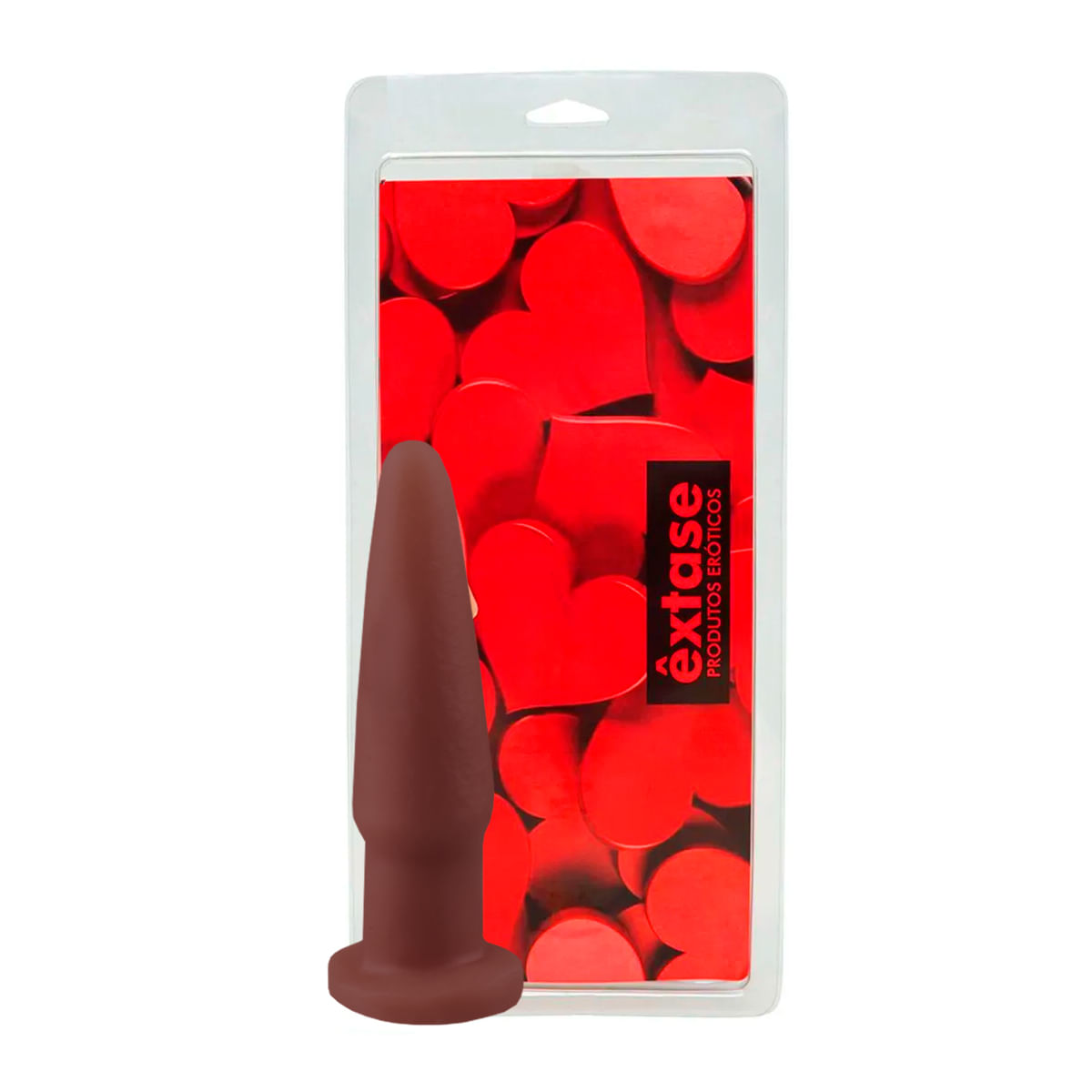 Plug Anal Maciço 9,0 x 2,3 cm Êxtase