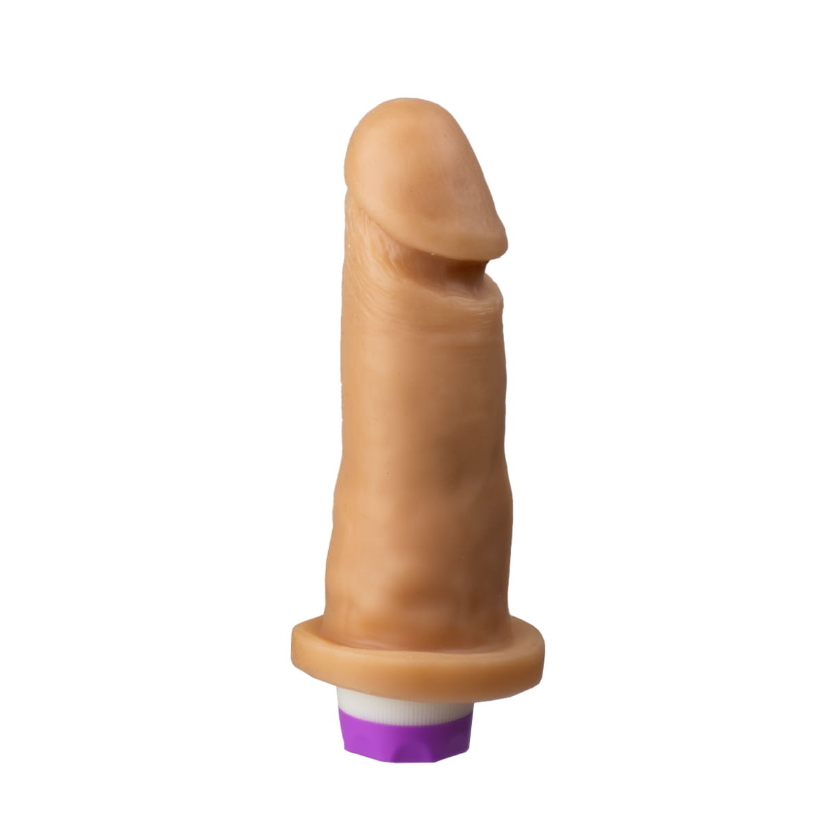 Prótese Realística com Vibro e Glande Marcada Maciça 15,4 x 4cm Êxtase Prótese Realística com Vibro e Glande Marcada Maciça 15,4 x 4cm Êxtase