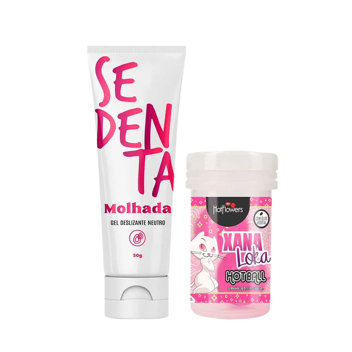 Duplinha com Sedenta Molhada e Hot Ball Xana Loka