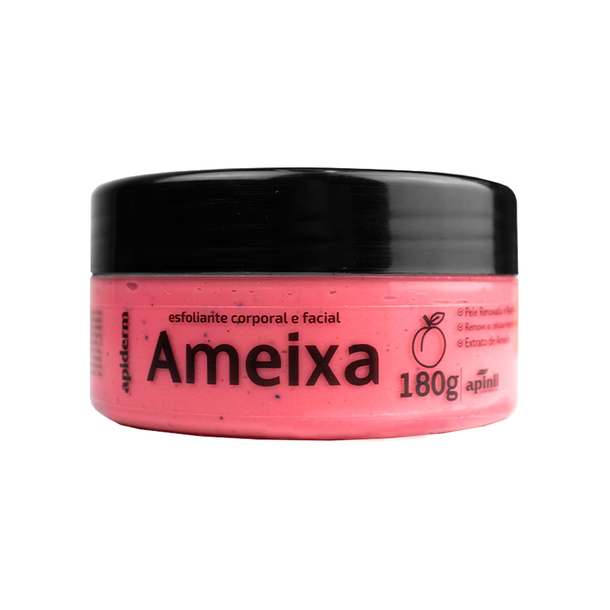 Esfoliante Corporal e Facial com Extrato de Frutas 180g Apinil