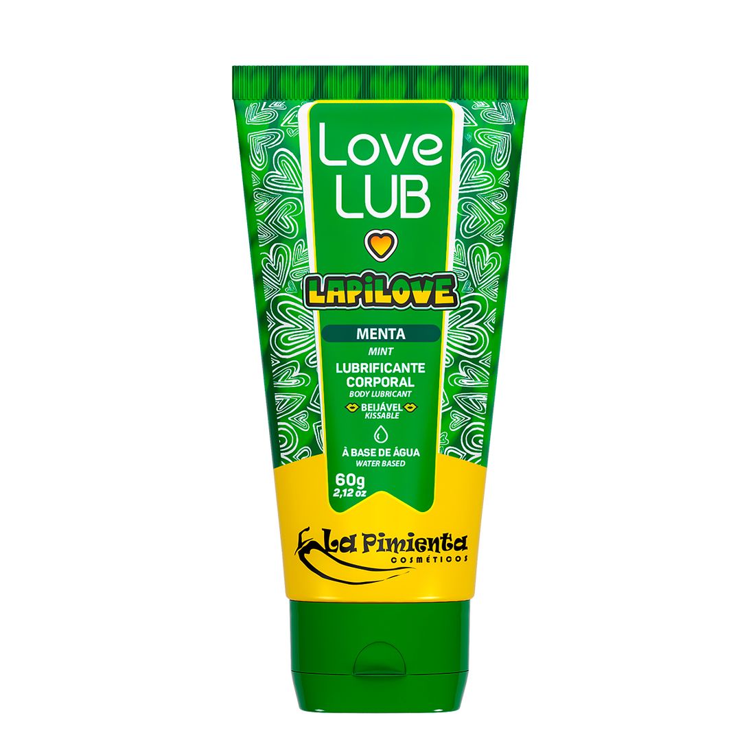 Love Lub LapiLove Lubrificante Corporal Beijável 60g La Pimienta MENTA