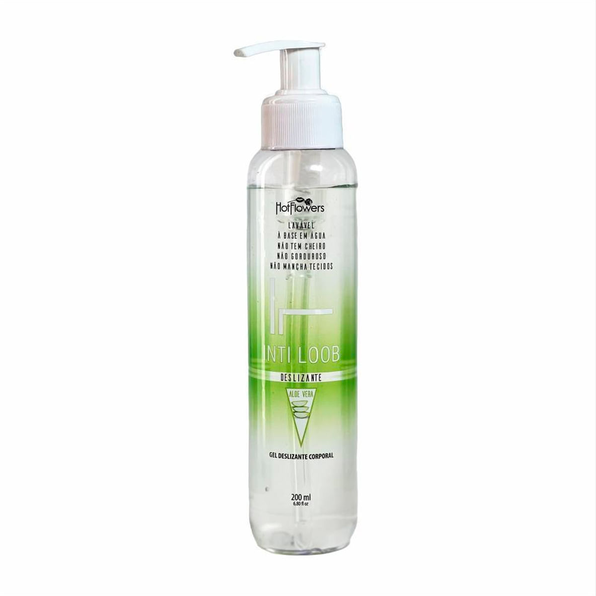 Inti Loob Gel Deslizante Corporal Regenerador Hidratante de Aloe Vera 200ml Hot Flowers