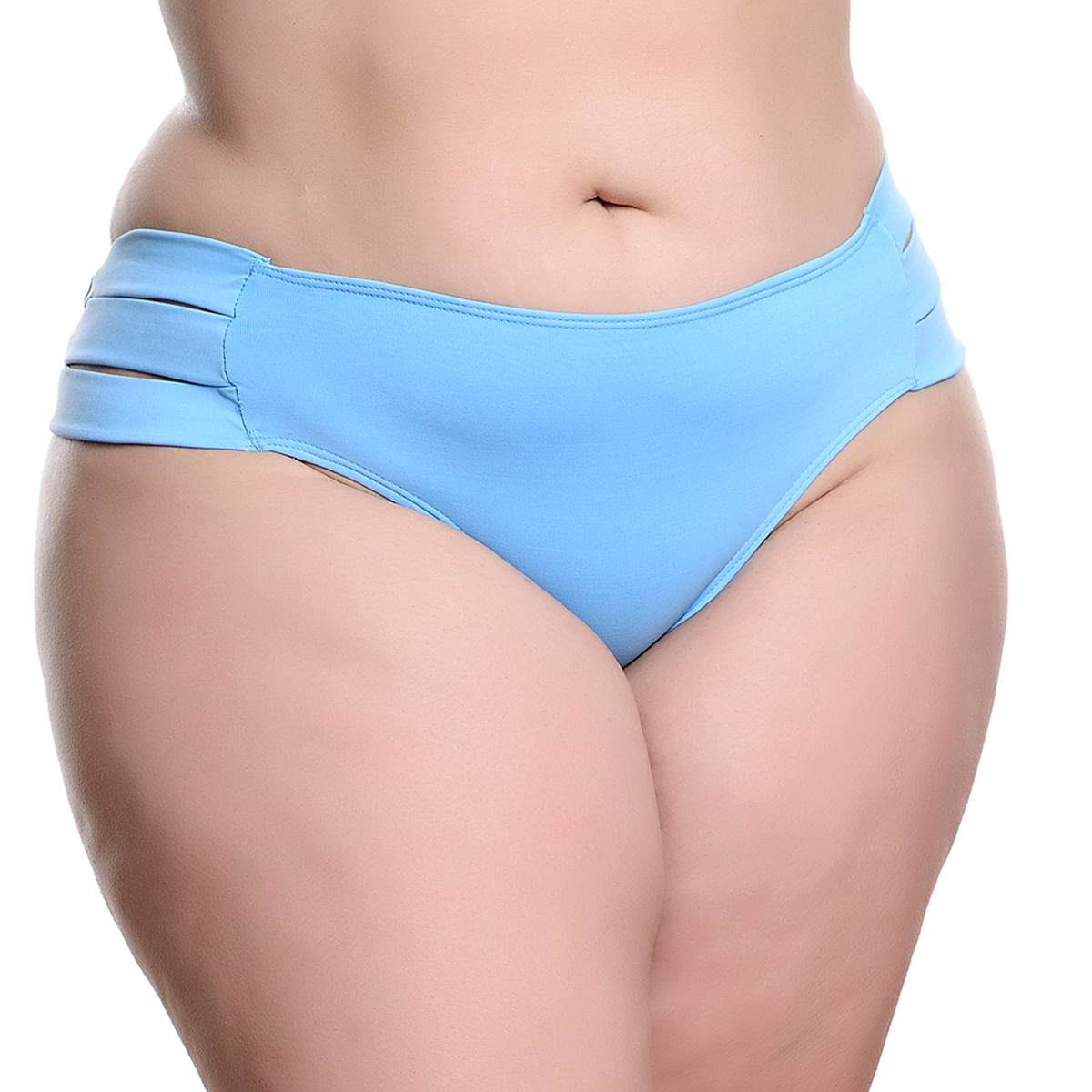 Biquíni Calcinha Plus Size com Três Tiras Hot Love