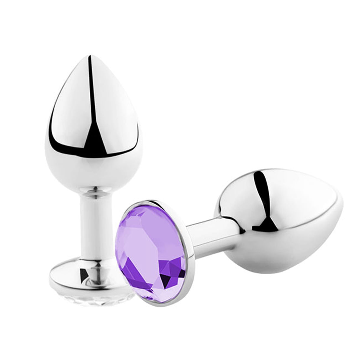 anal fantasy perfect plug Plug Anal Tam P Metálico Joia Coração main image 1