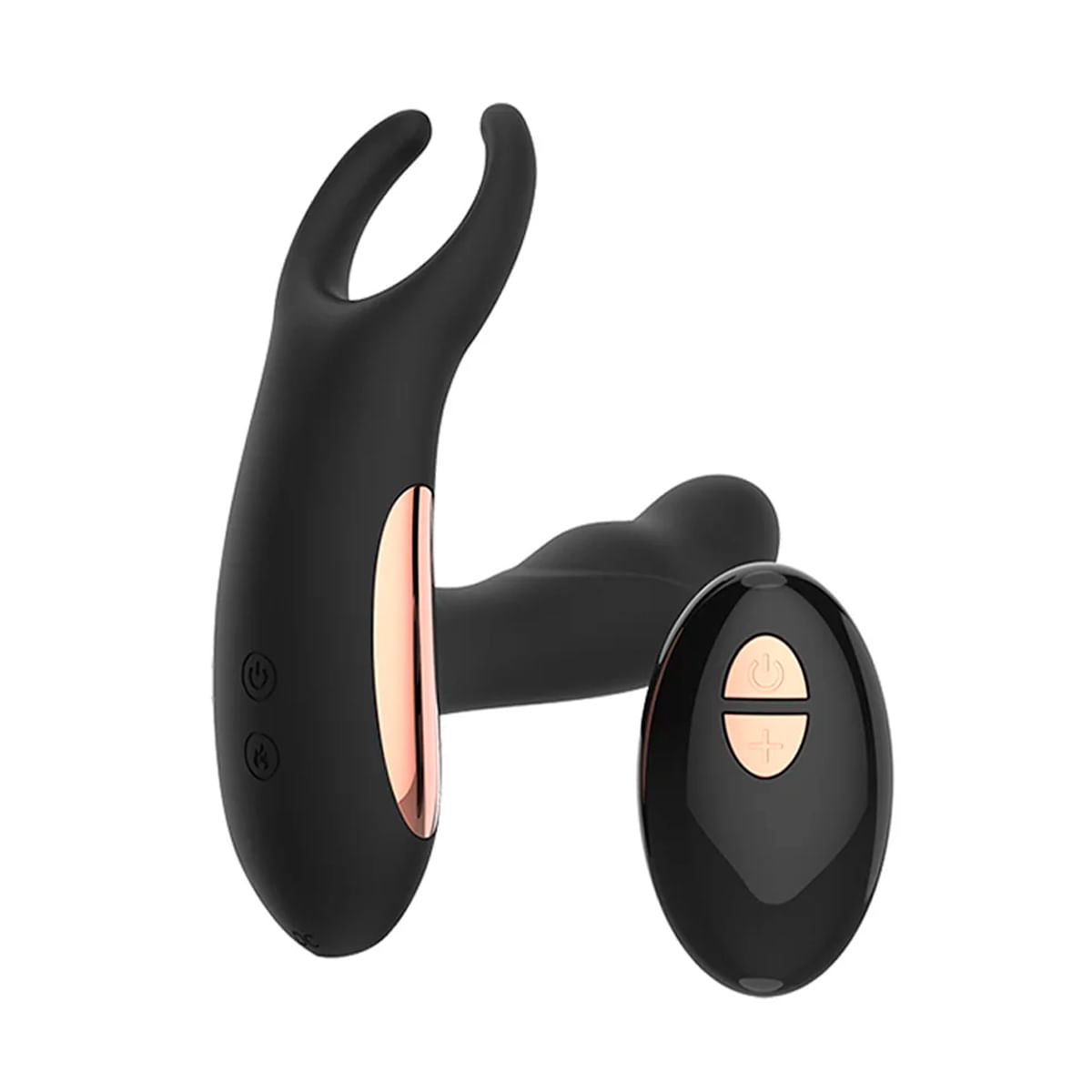 Vibrador de Próstata que Aquece com Controle Remoto e 7 Modos de Vibração Libb