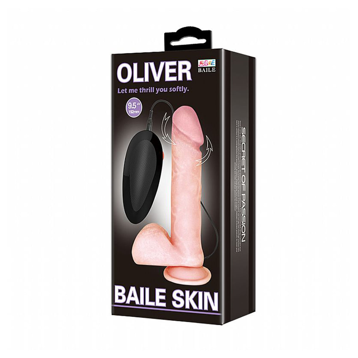Pênis Realístico Oliver com Rotação e Vibro Sexy Import