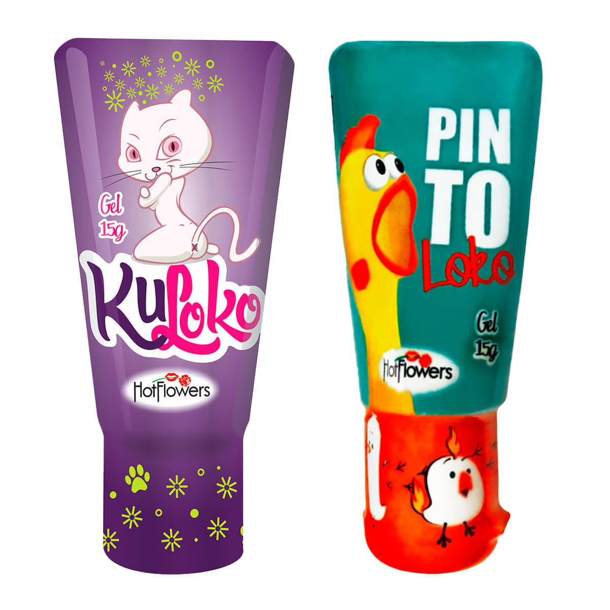 Duplinha com Kuloko Excitante Anal e Pinto Loko Estimulante Masculino