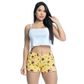 Pijama Shorts e Cropped Estampado Hot Love