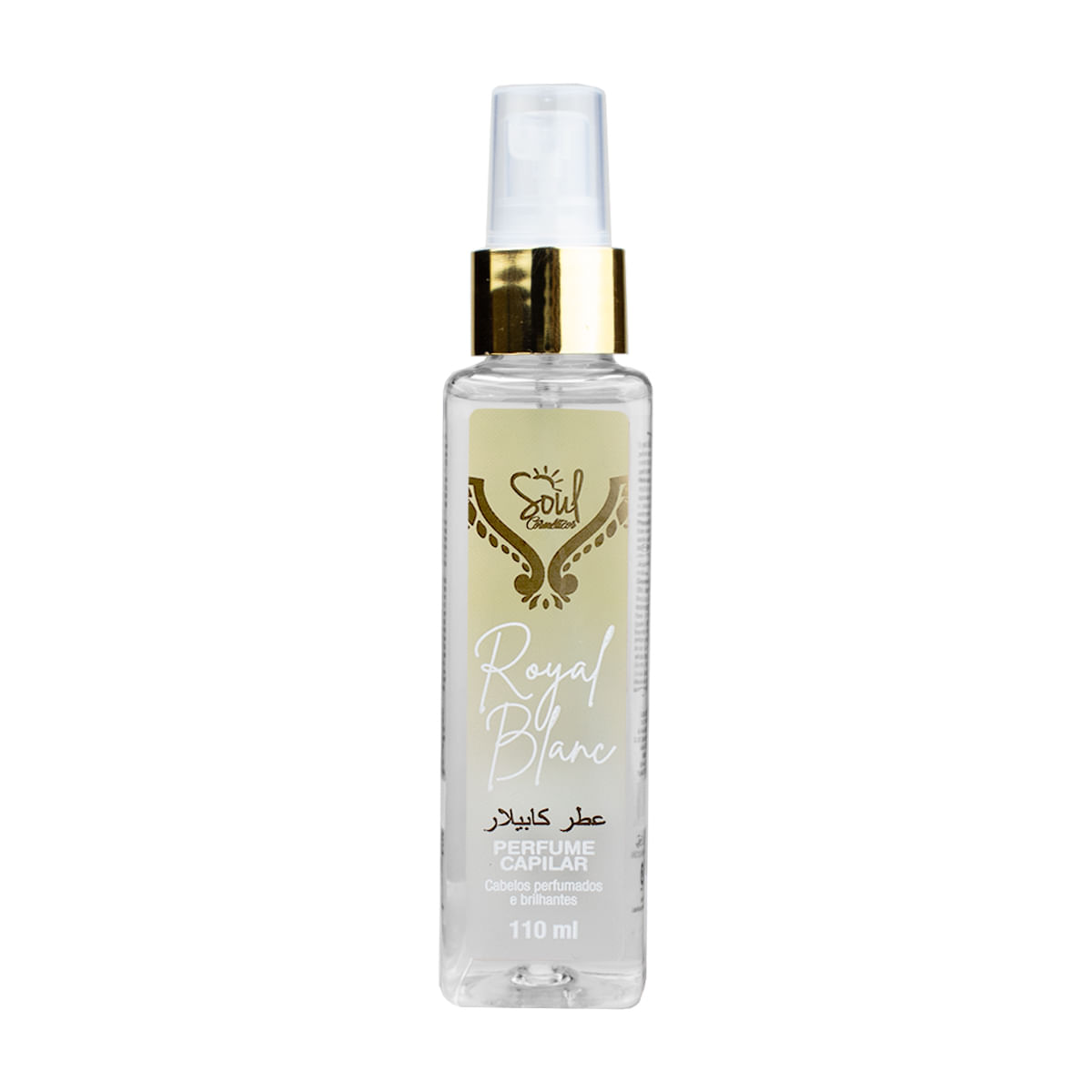 Perfume Capilar Royal Blanc Cabelos Perfumados e Brilhantes 110ml Soul Cosméticos