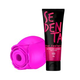 Duplinha com Sedenta Por Conforto e Rosa Estimuladora de Clitóris