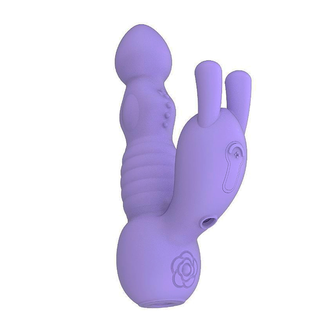 Vibrador de Ponto G e Clitóris com Dedilhar e Umidificador Sexy Import