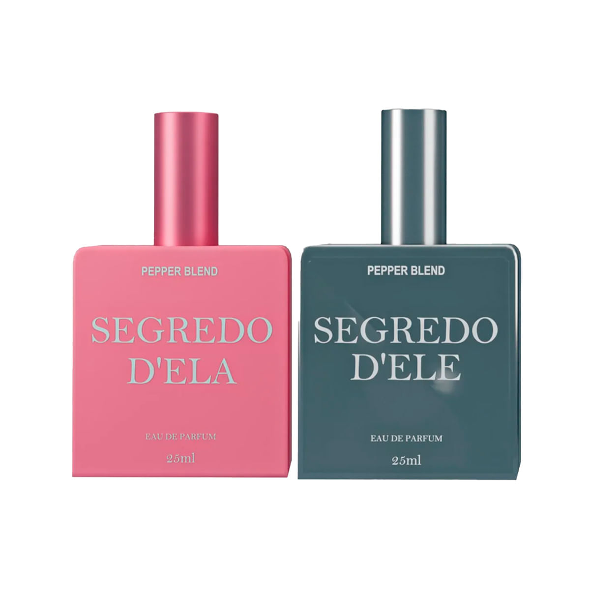 Duplinha com Perfume Segredo D'Ela Eau de Parfum e Perfume Segredo D'Ele Eau de Parfum