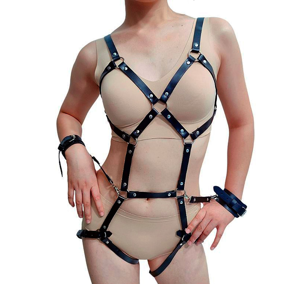 Harness Corporal com Algema Sexy Import