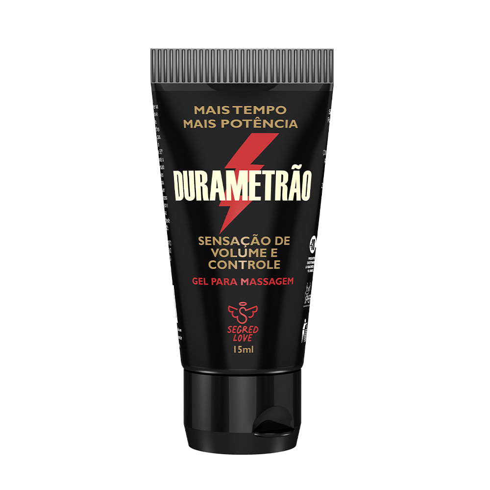 Durametrão Gel Vasodilatador Retardante Sensação de Volume e Controle 15ml Segred Love Durametrão Gel Vasodilatador Retardante Sensação de Volume e Controle 15ml Segred Love